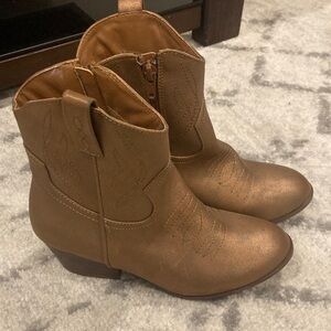 Brown Western Ankle Boots